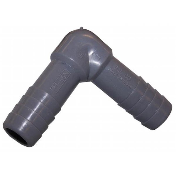 Genova Products .50 in. Poly 90 degrees Insert Elbow  350705, Genova Products, Mfr#: 350705